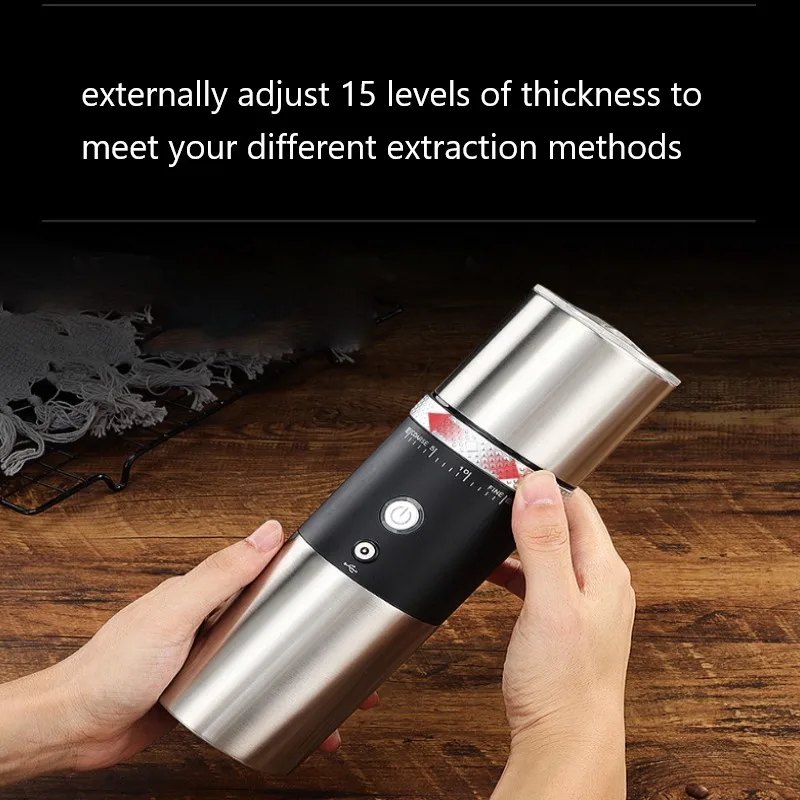Electric Coffee Grinder Mini Kitchen Salt Grinder Powerful Beans Spices Nut Seed Coffee Bean Grind Mill Herbs Nuts USB Portable
Electric Coffee Grinder Mini Kitchen Salt Grinder Powerful Beans Spices Nut Seed Coffee Bean Grind Mill Herbs Nuts USB Portable