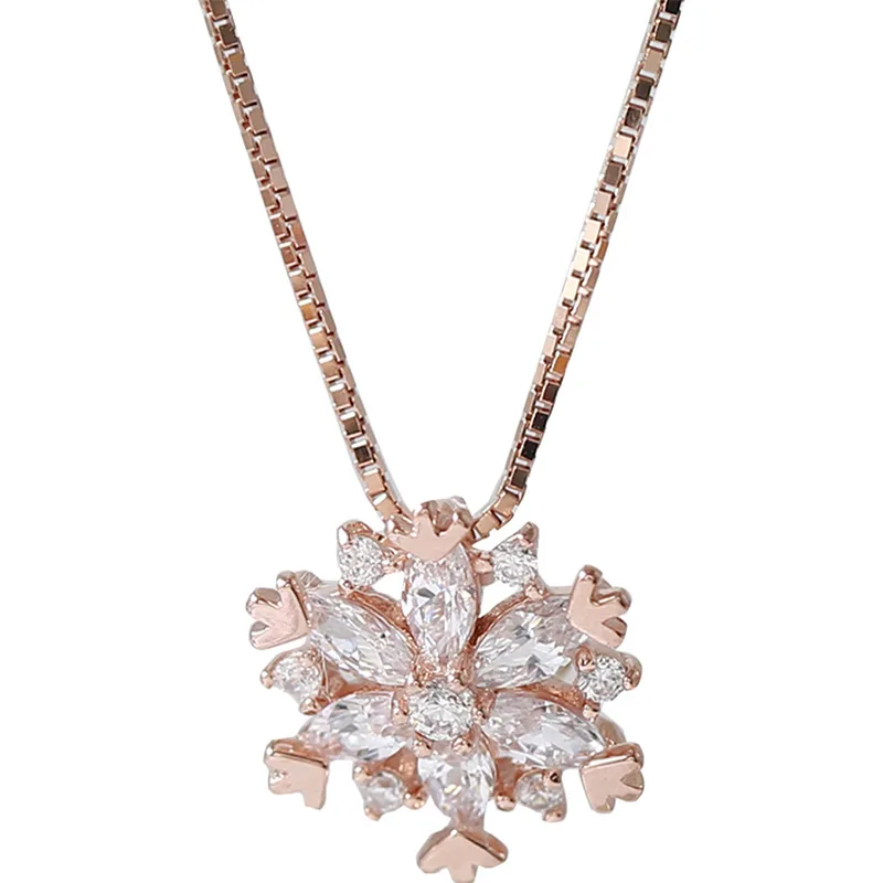Snowflake Pendant Flash Diamond 925 Silver Necklace Female Fashion Cool Simple Temperament Student Net Red Trend Clavicle Chain
Snowflake Pendant Flash Diamond 925 Silver Necklace Female Fashion Cool Simple Temperament Student Net Red Trend Clavicle Chain