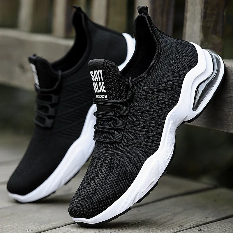 Sneakers male the new tide of foreign trade shoes a generation of soft bottom air cushion fly woven shoes men running shoes f
Sneakers male the new tide of foreign trade shoes a generation of soft bottom air cushion fly woven shoes men running shoes f