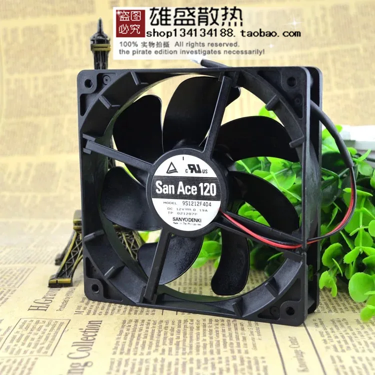 Genuine Sanyo 12025 9S1212F404 DC12V 0.19A 12CM 120 * 120 * 25mm silent cooling fan
Genuine Sanyo 12025 9S1212F404 DC12V 0.19A 12CM 120 * 120 * 25mm silent cooling fan