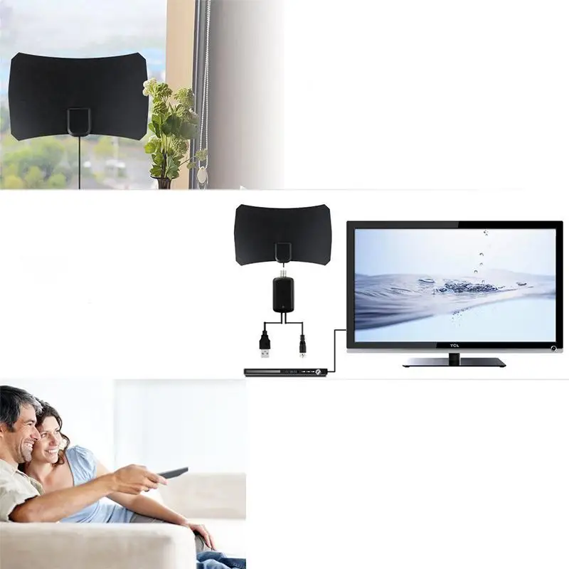 Digital Antenna Indoor HD Signal Amplifier TV Antenna 50 Miles HDTV Cable TV Antenna Radius Surf HD Fox DVB-T Antennas Freeview
Digital Antenna Indoor HD Signal Amplifier TV Antenna 50 Miles HDTV Cable TV Antenna Radius Surf HD Fox DVB-T Antennas Freeview