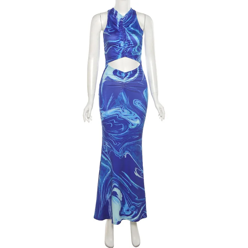 CNYISHE 2021 Beach Bodycon Sexy Dress Summer Cut Out Off Shoulder Backless Print Tie Dye Blue Women Maxi Dresses Fashion Vestido
CNYISHE 2021 Beach Bodycon Sexy Dress Summer Cut Out Off Shoulder Backless Print Tie Dye Blue Women Maxi Dresses Fashion Vestido
