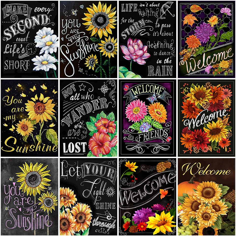 5D DIY Diamond Painting Text Welcome Blackboard Full Square Drill Crystal Flower Diamond Embroidery Picture Needlework Gift
5D DIY Diamond Painting Text Welcome Blackboard Full Square Drill Crystal Flower Diamond Embroidery Picture Needlework Gift
