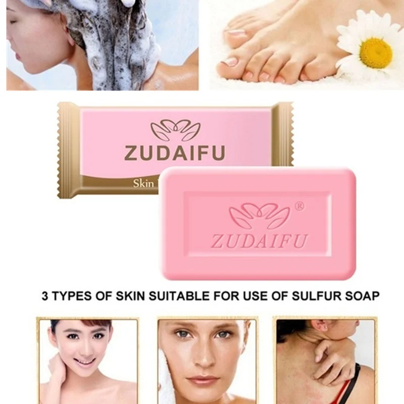 1pcs Zudaifu Sulfur Soap Anti-mites Anti-acne Body Cleansing Soap Skin Treatment Acne Psoriasis Seborrhea Eczema Anti Fungus
1pcs Zudaifu Sulfur Soap Anti-mites Anti-acne Body Cleansing Soap Skin Treatment Acne Psoriasis Seborrhea Eczema Anti Fungus