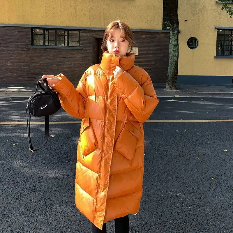Women's Winter White Duck Down Coat Female Zipper Warm Long Puffer Jacket Loose Fashion Big Pocket Feather Outwear Manteau Femme
Women's Winter White Duck Down Coat Female Zipper Warm Long Puffer Jacket Loose Fashion Big Pocket Feather Outwear Manteau Femme