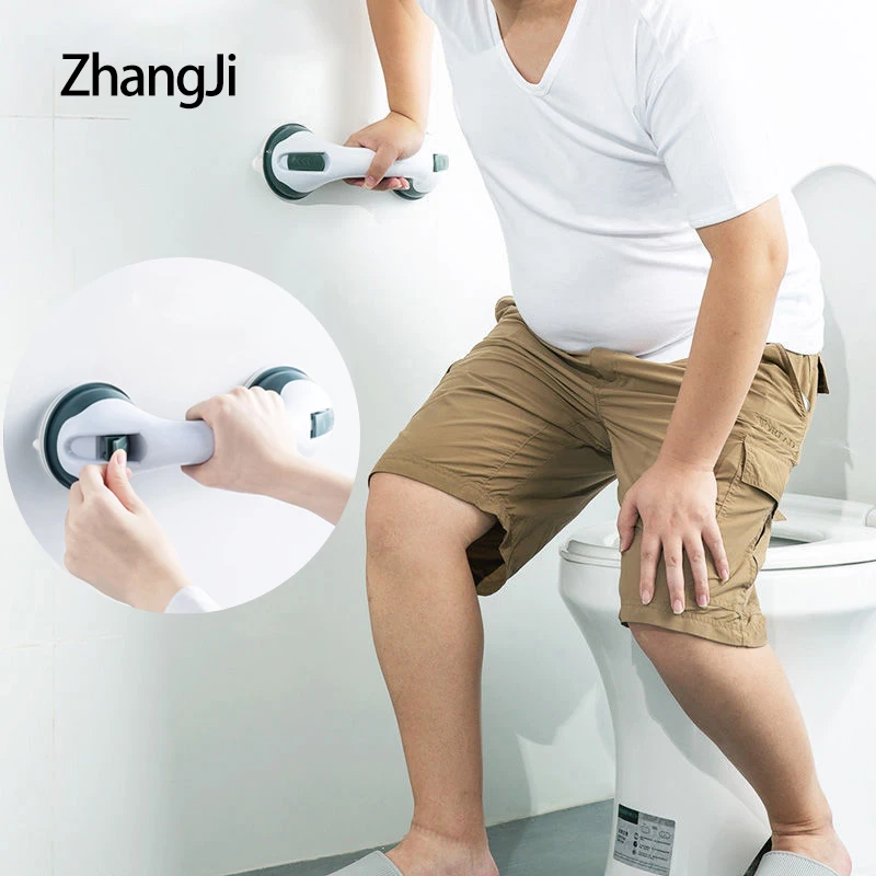 Zhangji Anti Slip Support Toilet Bathroom Safety Helping Handle Grab Bar Handle Vacuum Strong Sucker Suction Cup Grab Bar
Zhangji Anti Slip Support Toilet Bathroom Safety Helping Handle Grab Bar Handle Vacuum Strong Sucker Suction Cup Grab Bar