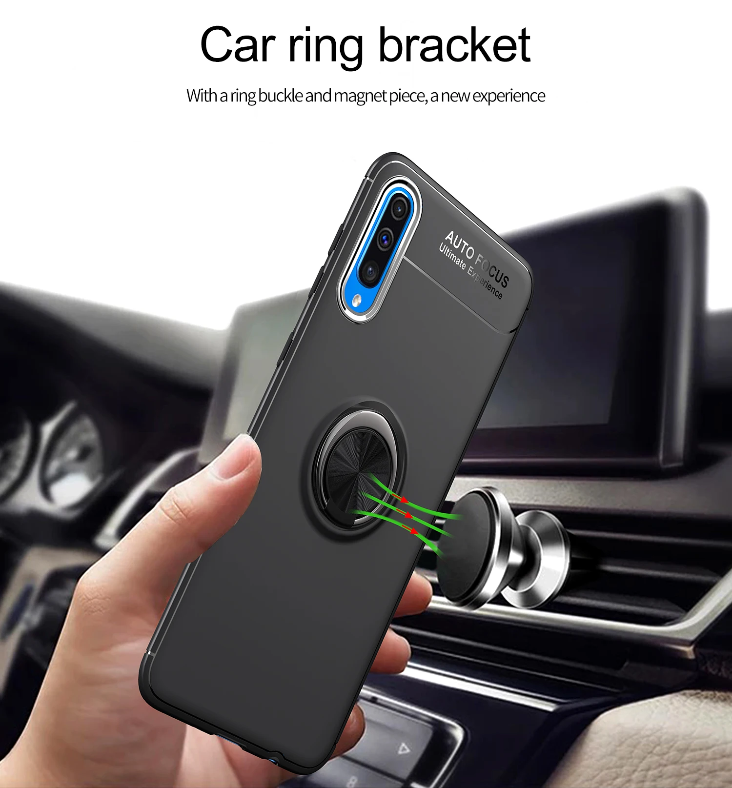Защитный чехол для телефона Xiaomi Redmi Note 4 4X 4A 5 5A 8 8A 7 7A 6 6A A2 S2 Y2 Y3 K20 9T Lite Pro Car Magentic Ring Stand