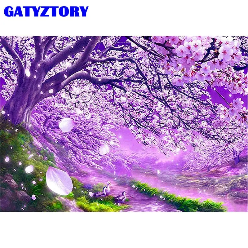 GATYZTORY 60x75cm Purple Flower Tree Diy Oil Painting By Numbers For Adults Unique Gift Paints Kits Acrylic Pigment Canvas Wall
GATYZTORY 60x75cm Purple Flower Tree Diy Oil Painting By Numbers For Adults Unique Gift Paints Kits Acrylic Pigment Canvas Wall
