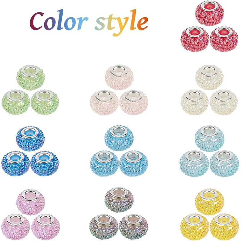 10Pcs Assorted Color Opqaue Bayberry Large Hole European Spacer Beads Fit Original Pandora Bracelet Bangle Chain Jewelry Making
10Pcs Assorted Color Opqaue Bayberry Large Hole European Spacer Beads Fit Original Pandora Bracelet Bangle Chain Jewelry Making