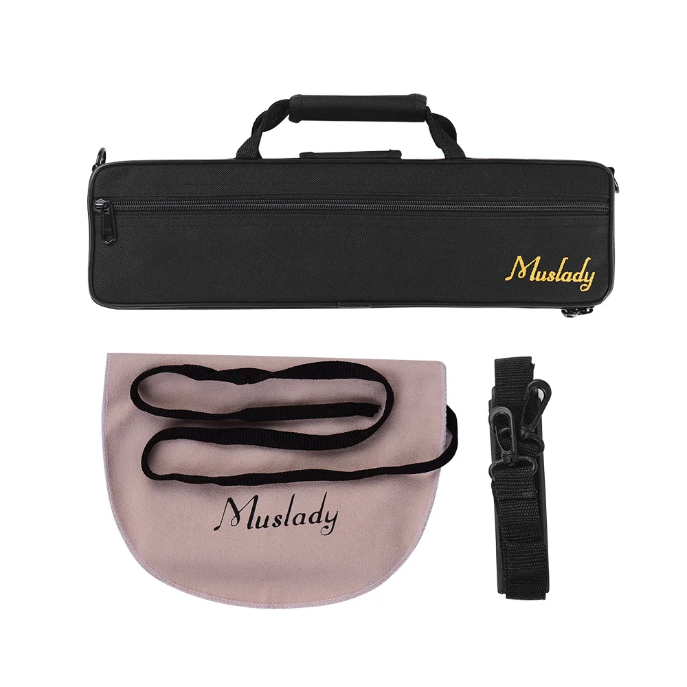 Muslady 16 отверстий C Flute чехол Gig Bag рюкзак коробка водонепроницаемая 600D хлопковая