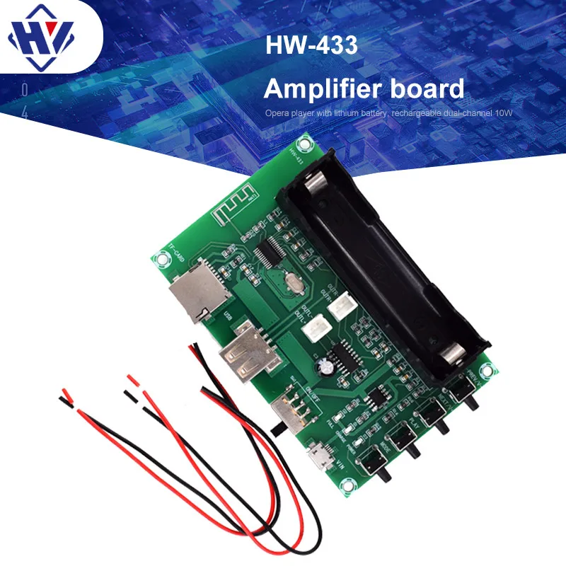 XH-A150 Wireless Digital Bluetooth-compatible Audio Stereo Power AMP Board PAM8403 Lithium Battery Rechargeable Dual Channel 10W
XH-A150 Wireless Digital Bluetooth-compatible Audio Stereo Power AMP Board PAM8403 Lithium Battery Rechargeable Dual Channel 10W