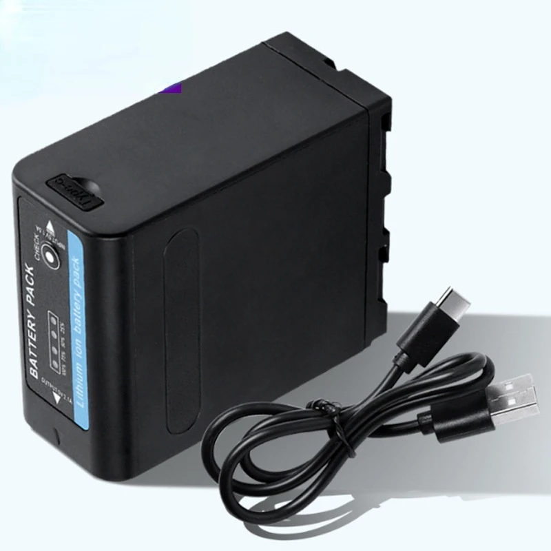 NP-F990 battery USB Type-C interface f970 camera battery f980 camera capacity large with display
NP-F990 battery USB Type-C interface f970 camera battery f980 camera capacity large with display
