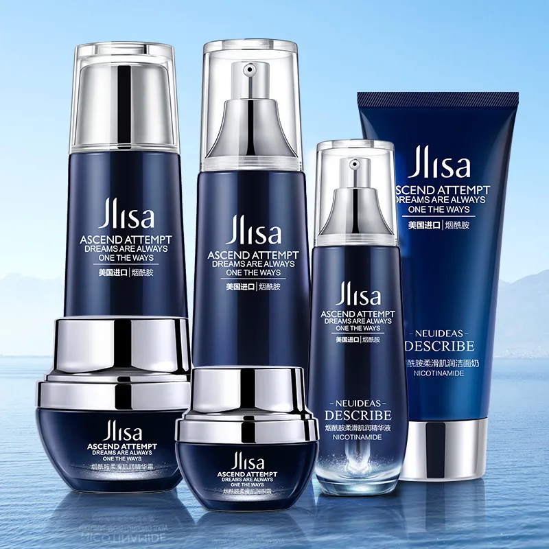 1Set(6Pc) Blue Bottle Facial Cleanser, Toner, Serum, Serum, Eye Cream Set for Women Girls
1Set(6Pc) Blue Bottle Facial Cleanser, Toner, Serum, Serum, Eye Cream Set for Women Girls
