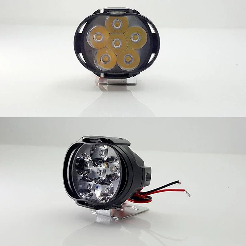 2pcs 6 LED Motorcycle Headlight White SpotLights Electric Vehicle Scooters Lamp High Brightness Modified Auxiliary Bulbs
2pcs 6 LED Motorcycle Headlight White SpotLights Electric Vehicle Scooters Lamp High Brightness Modified Auxiliary Bulbs