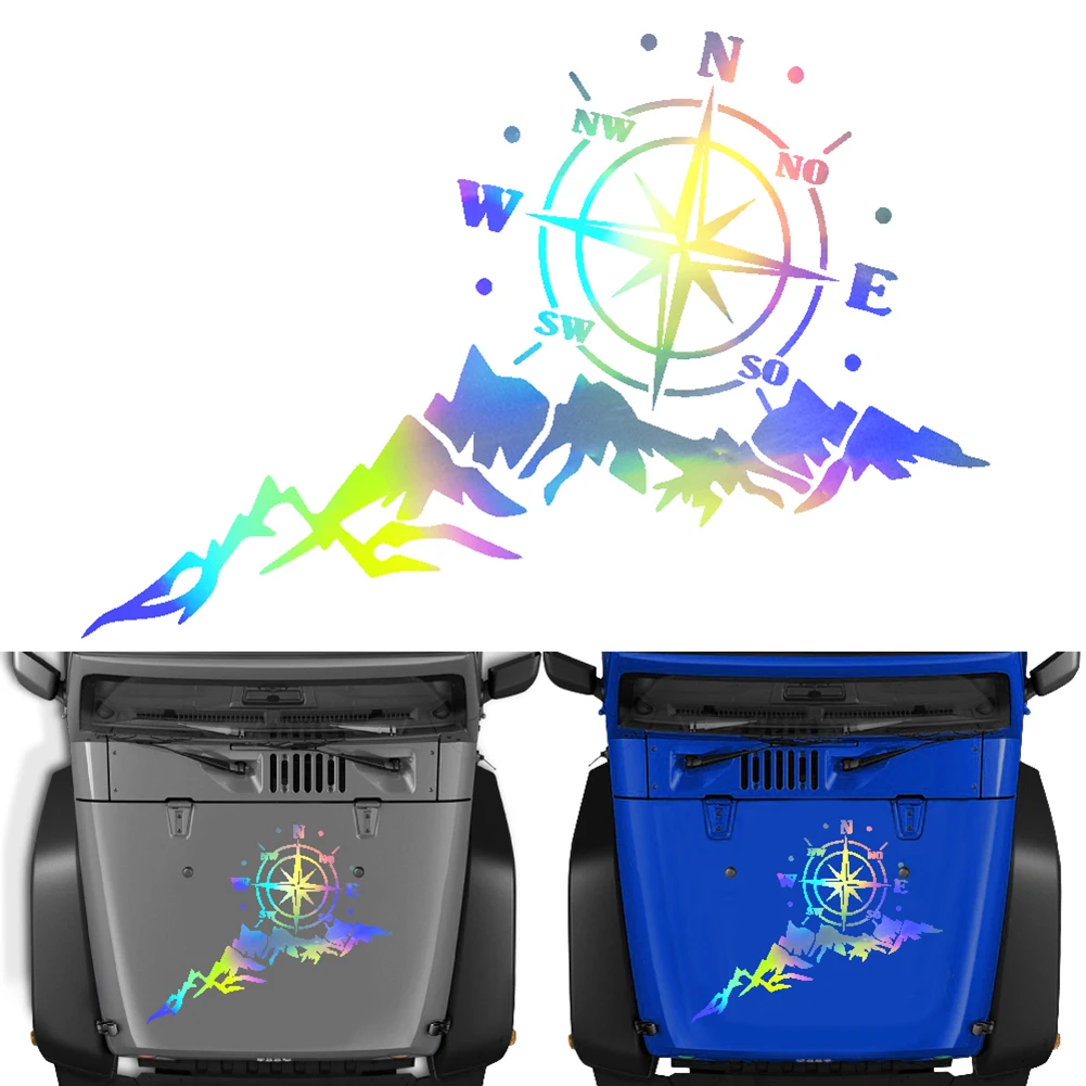 1pcs Car Sticker Auto Compass Tree Mountain Off-road RV Camper Car-Styling Vehicle Reflective Decals Sticker Decor Accessories
1pcs Car Sticker Auto Compass Tree Mountain Off-road RV Camper Car-Styling Vehicle Reflective Decals Sticker Decor Accessories