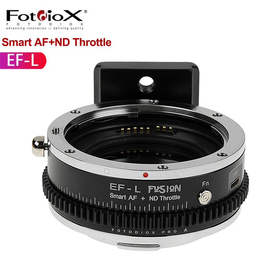 

Fotodiox EF-L ND Smart Throttle Filter AF Lens Adapter For Canon EF EF-S Lens To Panasonic Lumix L Camera S5 S1 S1R S1H Sigma FP