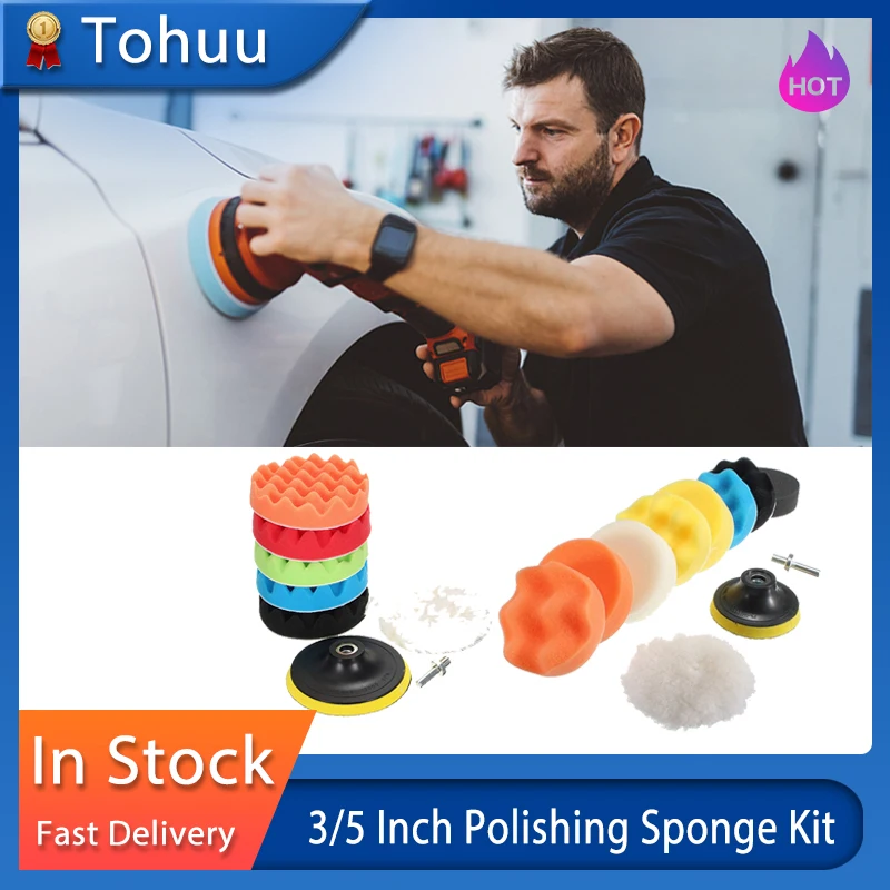 3/5 Inch Polishing Sponge Kit With Drill Adapter Wool Wax Pads Set Of 7 Polishing Pads For Car Polisher Hair Removal Set
3/5 Inch Polishing Sponge Kit With Drill Adapter Wool Wax Pads Set Of 7 Polishing Pads For Car Polisher Hair Removal Set