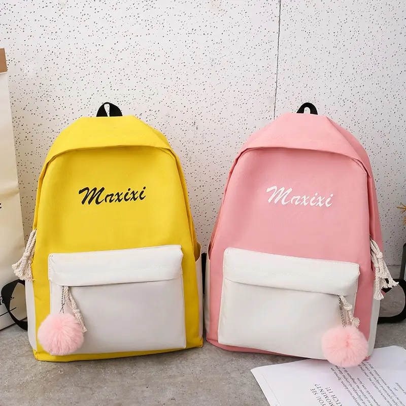 4Pcs/set Women School Backpacks Nylon Schoolbag For Teenagers Girls Student Book Bag Boys Satchel Bolsas Mochilas Sac A Dos | Багаж и
