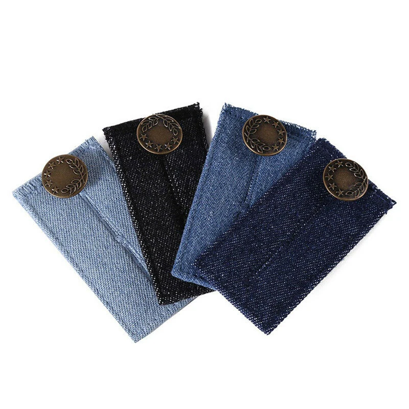 4pcs Unisex Jeans Trousers Waist Expander Waistband Extender Button Women Denim Adjustment Belt Extension Buckle
4pcs Unisex Jeans Trousers Waist Expander Waistband Extender Button Women Denim Adjustment Belt Extension Buckle
