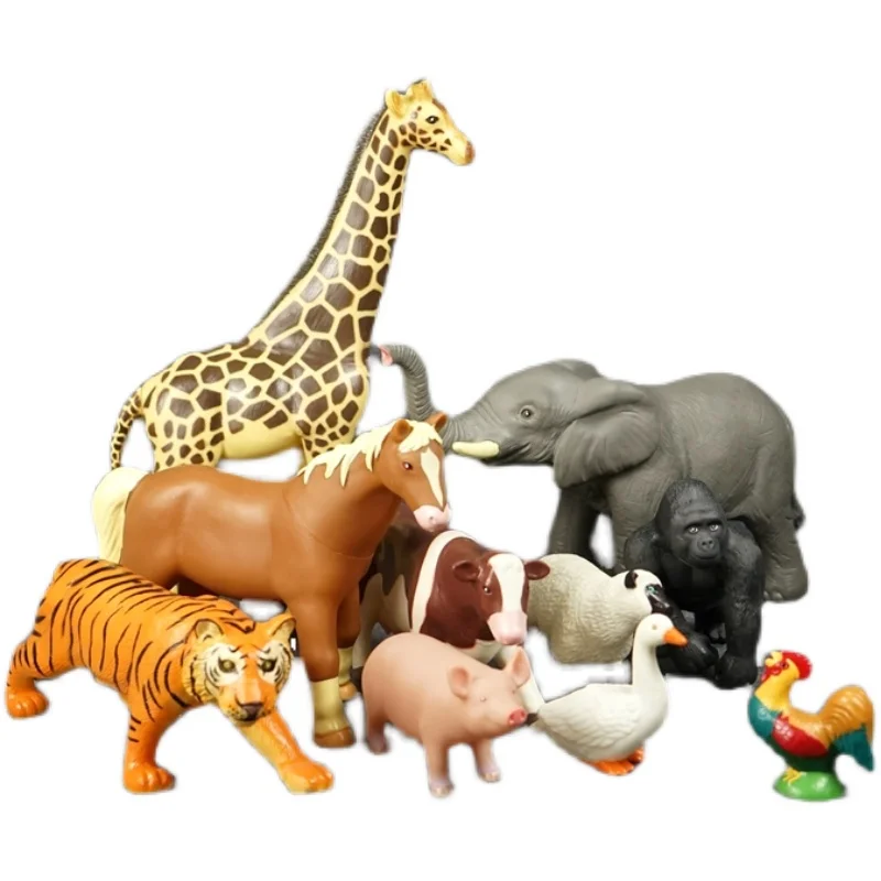 Children's Play House Animal Toy Simulation Wild Animal Giraffe Elephant Model Toy Children's Educational Gift
Children's Play House Animal Toy Simulation Wild Animal Giraffe Elephant Model Toy Children's Educational Gift