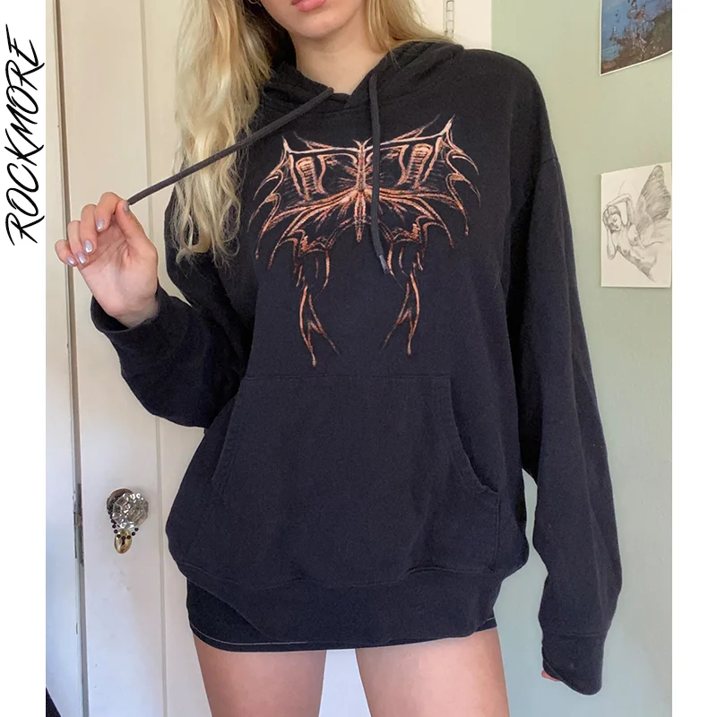 Rockmore Casual Print Hoodie Autumn Oversize Sweatshirt Streetwear Women'S Loose Hooded Sweatshirt Long Sleeve Joggers Unisex
Rockmore Casual Print Hoodie Autumn Oversize Sweatshirt Streetwear Women'S Loose Hooded Sweatshirt Long Sleeve Joggers Unisex