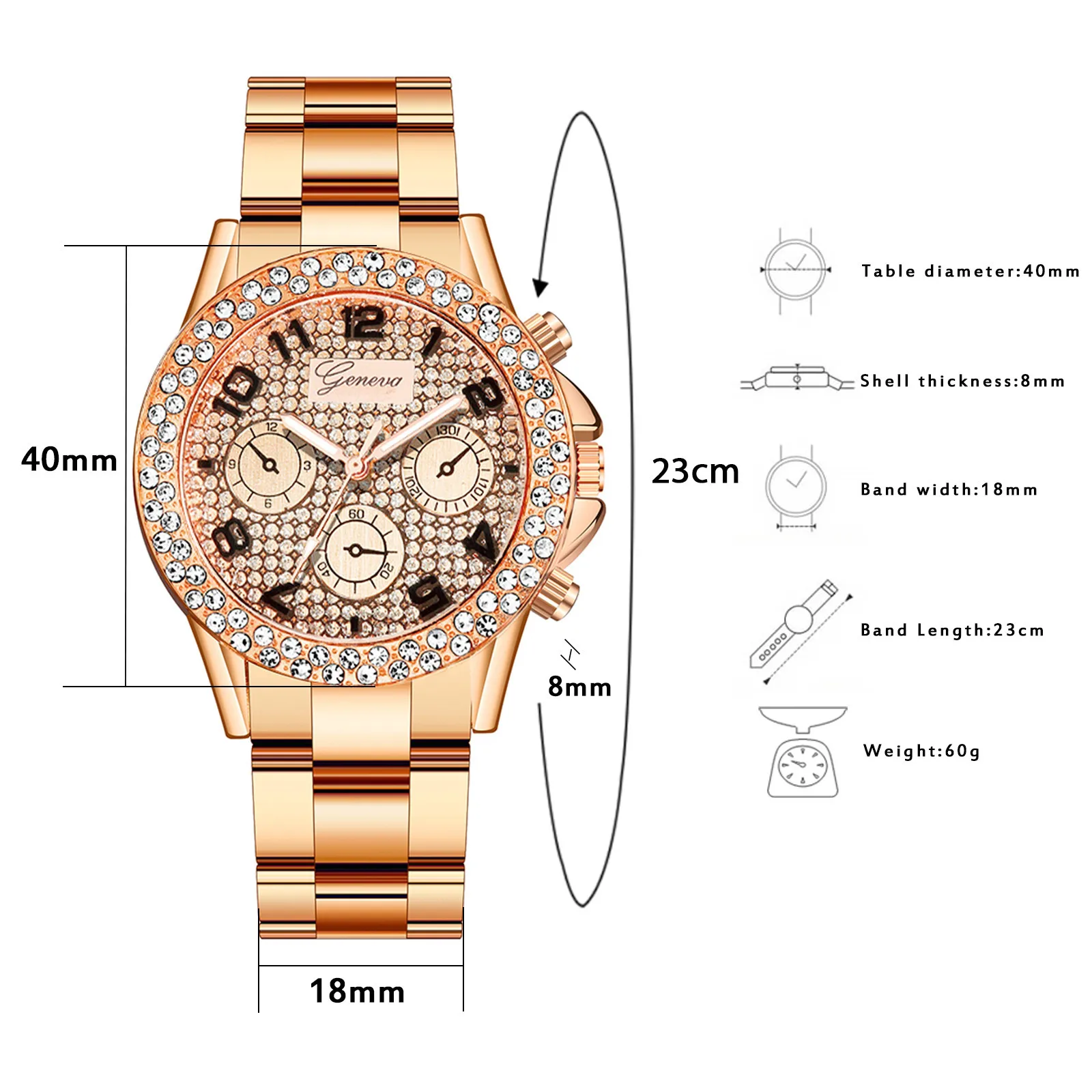 Luxury Watch Women Fashion Stainless Steel Watches Ladies Casual Exquisite Design Crystal Wristwatch relogios masculinos
Luxury Watch Women Fashion Stainless Steel Watches Ladies Casual Exquisite Design Crystal Wristwatch relogios masculinos