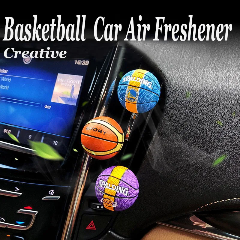 Creative Car Air Freshener Mini Basketball Series Auto Interior Decor Fragnace Clip Accessorie Car Perfume Aromatherapy Ornament
Creative Car Air Freshener Mini Basketball Series Auto Interior Decor Fragnace Clip Accessorie Car Perfume Aromatherapy Ornament