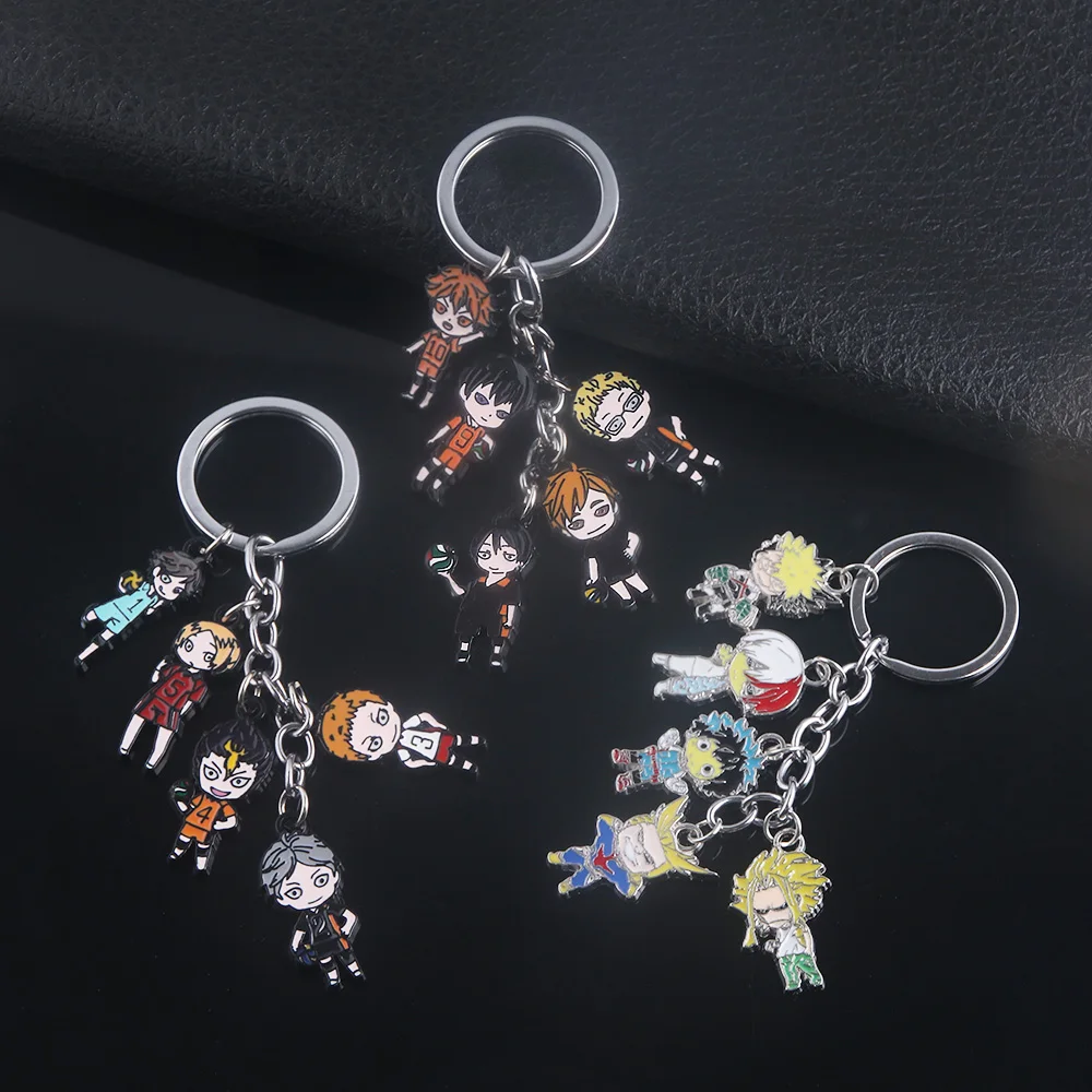 2020 New Anime Haikyuu Keychain Cute Cartoon Metal Pendant Keyring Volleyball Boy Jewelry Accessories
2020 New Anime Haikyuu Keychain Cute Cartoon Metal Pendant Keyring Volleyball Boy Jewelry Accessories