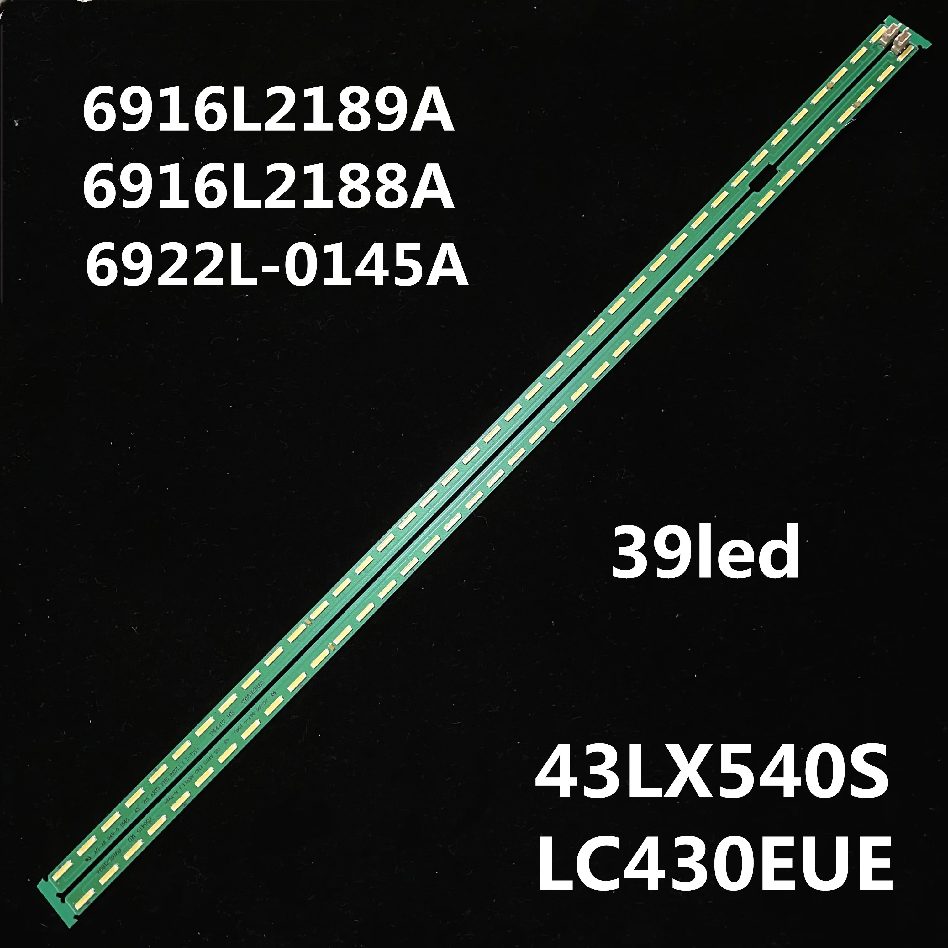 Новый 5 комплектов = 10 шт. 39 светодиодный Светодиодный фонарь для LG 43 V15 ART3 FHD R L 43LX540S