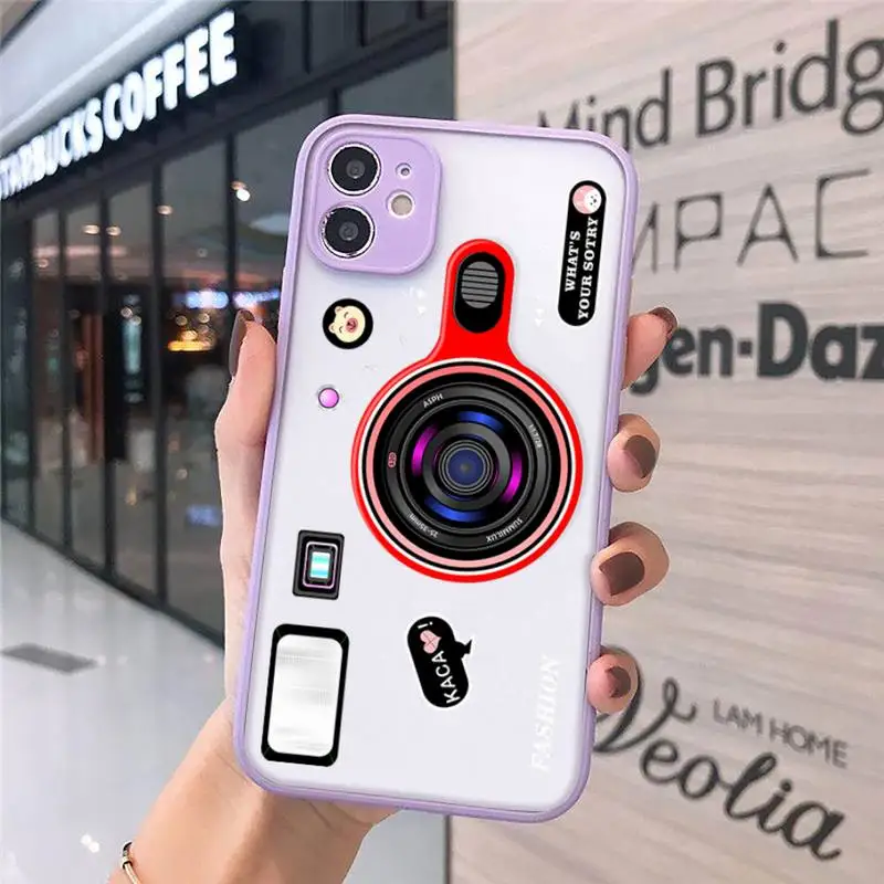 Creativity funny camera fashion Phone Case Matte Transparent for iPhone 7 8 11 12 s mini pro X XS XR MAX Plus cover funda
Creativity funny camera fashion Phone Case Matte Transparent for iPhone 7 8 11 12 s mini pro X XS XR MAX Plus cover funda