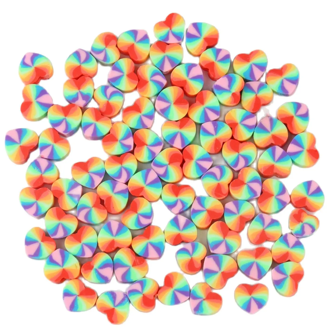 Бусины из полимерной глины в форме сердца, 10 Х9 мм
Бусины из полимерной глины в форме сердца, 10 Х9 мм