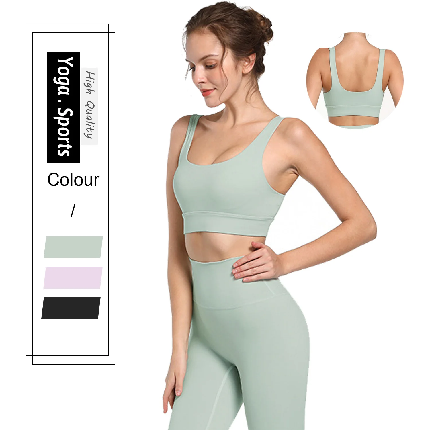 Women Matte Solid Yoga Suits Sexy U-neck Push Up Tank Tops High Waist Trouser With Pocket Gym Workout Running Fitness Sports Set
Women Matte Solid Yoga Suits Sexy U-neck Push Up Tank Tops High Waist Trouser With Pocket Gym Workout Running Fitness Sports Set