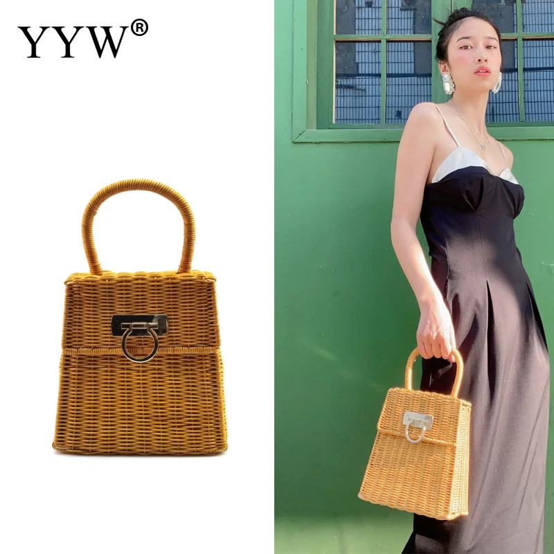 Rattan Box Handbag Handmade Weave Woven Tote Womens Hand Bags New Arrival 2021 Literary Style Trend Women Bag Bolsos Handle Bag
Rattan Box Handbag Handmade Weave Woven Tote Womens Hand Bags New Arrival 2021 Literary Style Trend Women Bag Bolsos Handle Bag
