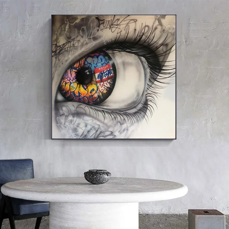 Big Eye Graffiti Art Modular Posters and Prints on Canvas Painting Wall Art Picture for Living Room Nordic Cuadros Decor Unframe
Big Eye Graffiti Art Modular Posters and Prints on Canvas Painting Wall Art Picture for Living Room Nordic Cuadros Decor Unframe