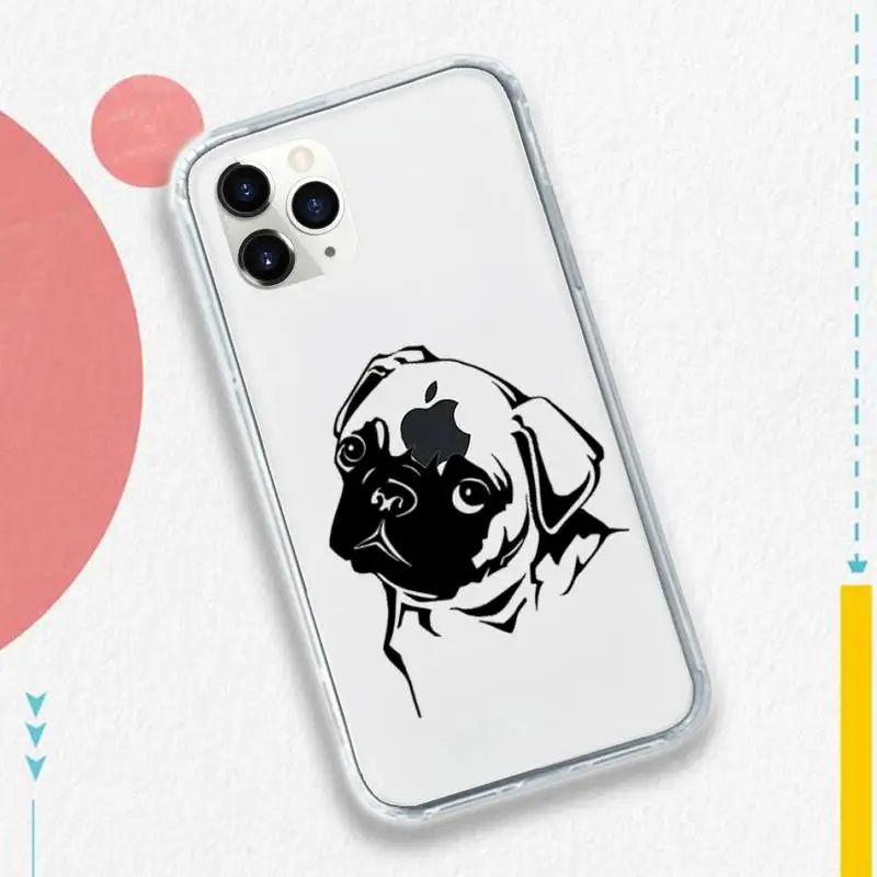 Pug dog animal silhouette Phone Cases Transparent soft For iphone 5 5s 5c se 6 6s 7 8 11 12 plus mini x xs xr pro max
Pug dog animal silhouette Phone Cases Transparent soft For iphone 5 5s 5c se 6 6s 7 8 11 12 plus mini x xs xr pro max