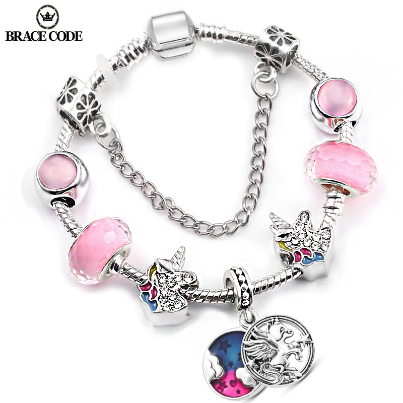 Direct Silver Color Auspicious Cloud Unicorn Pendant Female Bracelet Diy Crystal Beads Fine Bracelet Women Bracelet Jewelry
Direct Silver Color Auspicious Cloud Unicorn Pendant Female Bracelet Diy Crystal Beads Fine Bracelet Women Bracelet Jewelry