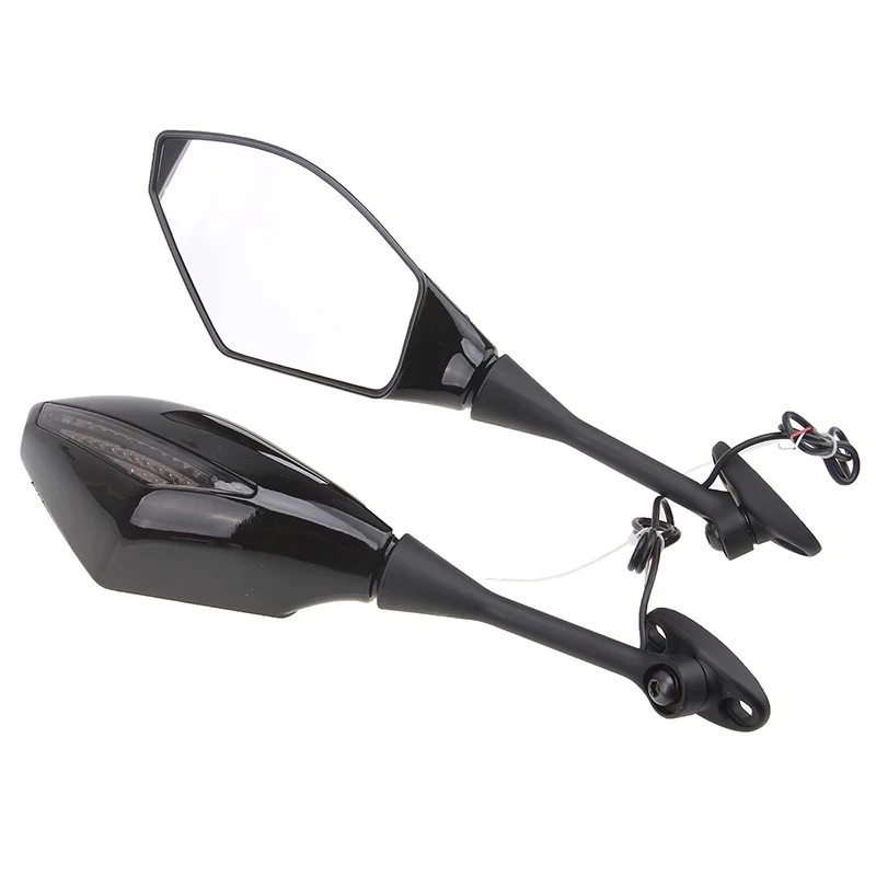 Carbon Fibe Motorcycle Rearview Mirrors LED Turn Signals Lights for Honda CBR 600 RR 2003-2014 CBR1000RR
Carbon Fibe Motorcycle Rearview Mirrors LED Turn Signals Lights for Honda CBR 600 RR 2003-2014 CBR1000RR