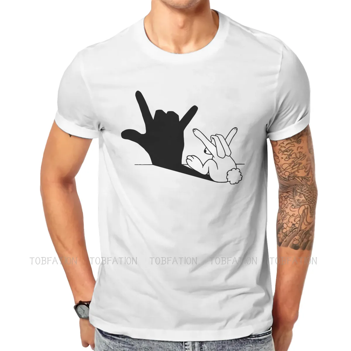 Кролик кролик Симпатичные животные послушные 100% хлопковые футболки Love Hand Shadow характерная Мужская футболка хипстерская одежда размер женск...
Кролик кролик Симпатичные животные послушные 100% хлопковые футболки Love Hand Shadow характерная Мужская футболка хипстерская одежда размер женск...