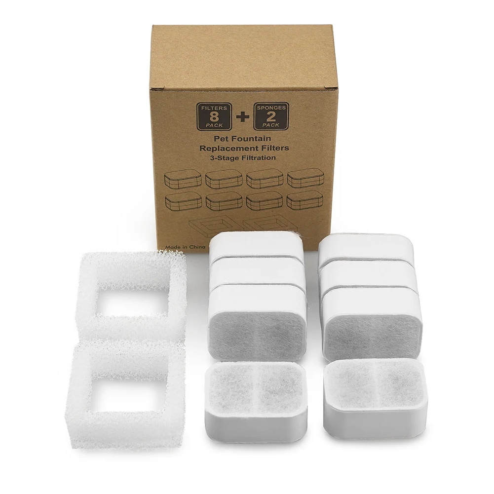 10PCS Activated Carbon Filter For Automatic Pet Cat Dog Water Fountain Replacement Filter Activated Carbon Filters For Ipettie
10PCS Activated Carbon Filter For Automatic Pet Cat Dog Water Fountain Replacement Filter Activated Carbon Filters For Ipettie
