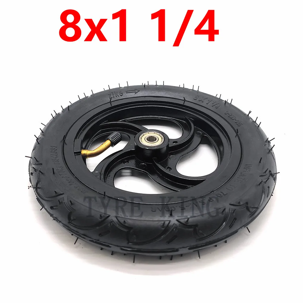 High Quality 8X1 1 / 4 Wheel Tire 8 Inch Electric Scooter 8x1.25 Pneumatic Tire Wheel with Rim 
High Quality 8X1 1 / 4 Wheel Tire 8 Inch Electric Scooter 8x1.25 Pneumatic Tire Wheel with Rim