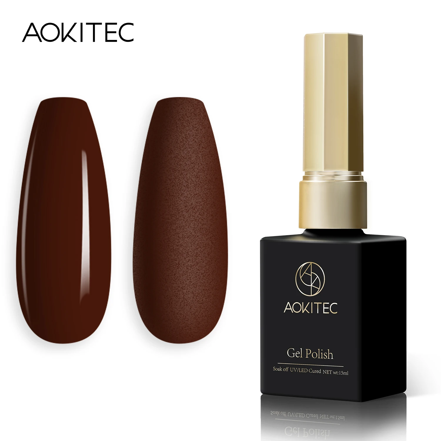 Aokitec, Гель-лак для ногтей, удаляется замачиванием, УФ-цвет, коричневый, 15 мл
Aokitec, Гель-лак для ногтей, удаляется замачиванием, УФ-цвет, коричневый, 15 мл