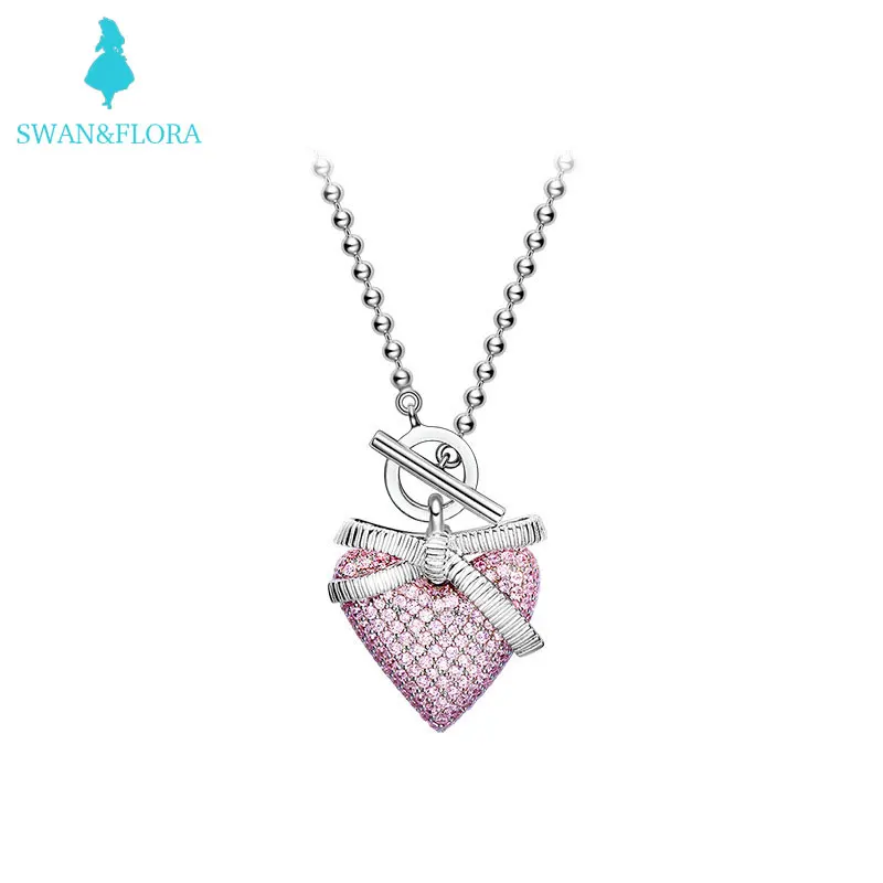 heart necklace 925 pendant luxury silver jewelry chains necklaces Zircon Women
heart necklace 925 pendant luxury silver jewelry chains necklaces Zircon Women