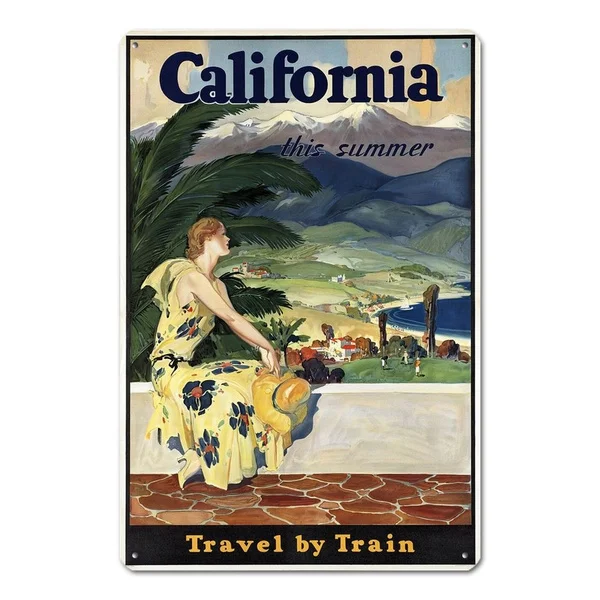 California Vintage Travel Art Print 12X18 Metal Tin Sign Metal Posters Cafe Home Decor Metal Tin Sign Theme Metal Posters
California Vintage Travel Art Print 12X18 Metal Tin Sign Metal Posters Cafe Home Decor Metal Tin Sign Theme Metal Posters