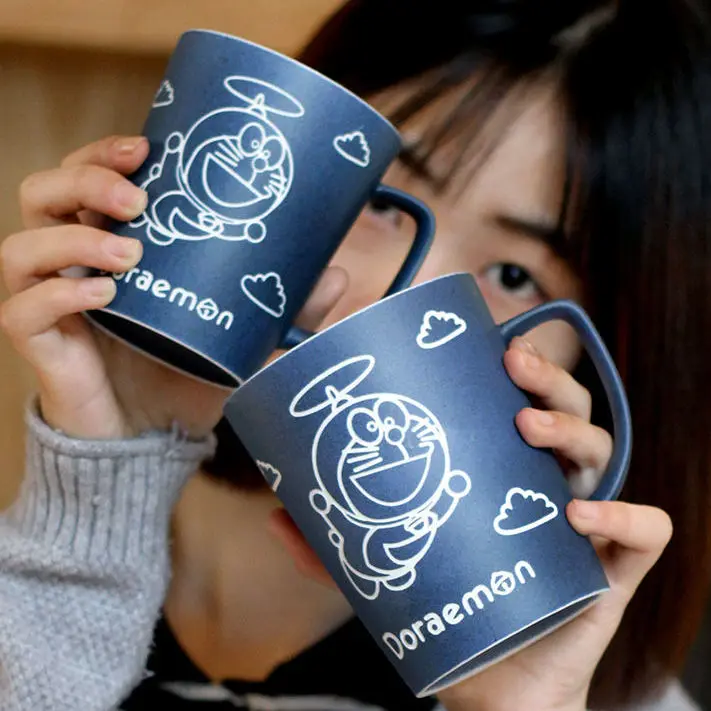 350/520ml Cartoon Ceramic Coffee Cup With Wooden Lid, Ceramic Spoon, Milk Water Cup, Large Capacity Frosted Ceramic Gift Cups
350/520ml Cartoon Ceramic Coffee Cup With Wooden Lid, Ceramic Spoon, Milk Water Cup, Large Capacity Frosted Ceramic Gift Cups