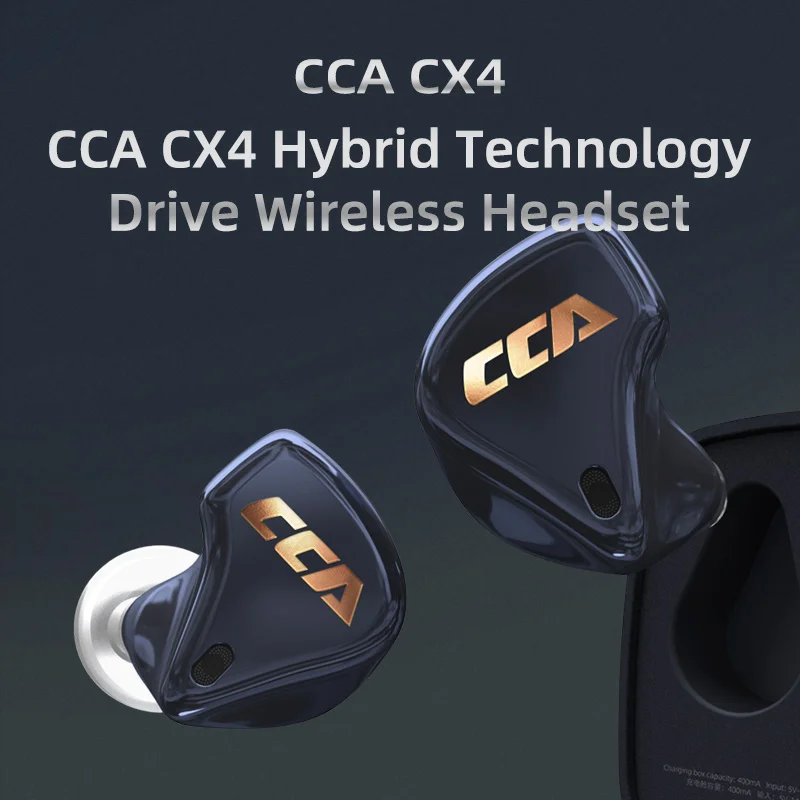 CCA CX4 1BA+1DD Bluetooth 5.0 True Wireless Earphone TWS Bass Earbuds Noise Cancelling Touch Control Headset For CX10 CC1 Z1 S1
CCA CX4 1BA+1DD Bluetooth 5.0 True Wireless Earphone TWS Bass Earbuds Noise Cancelling Touch Control Headset For CX10 CC1 Z1 S1