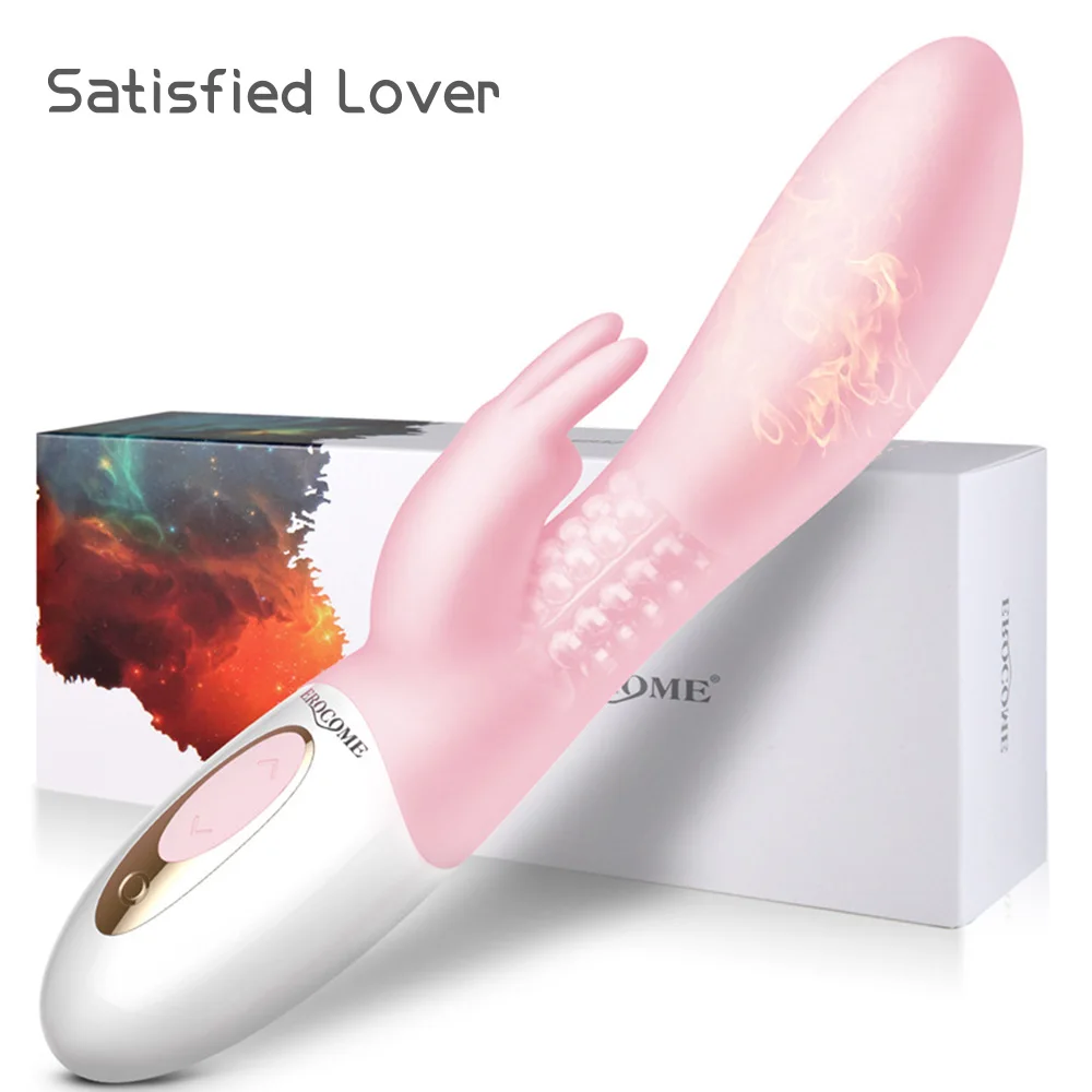 Тройной вибратор-кролик Erocome Triangulum с вакуумным стимулятором, розовый 50708 - Erocome - Вибраторы-кролики - Купить