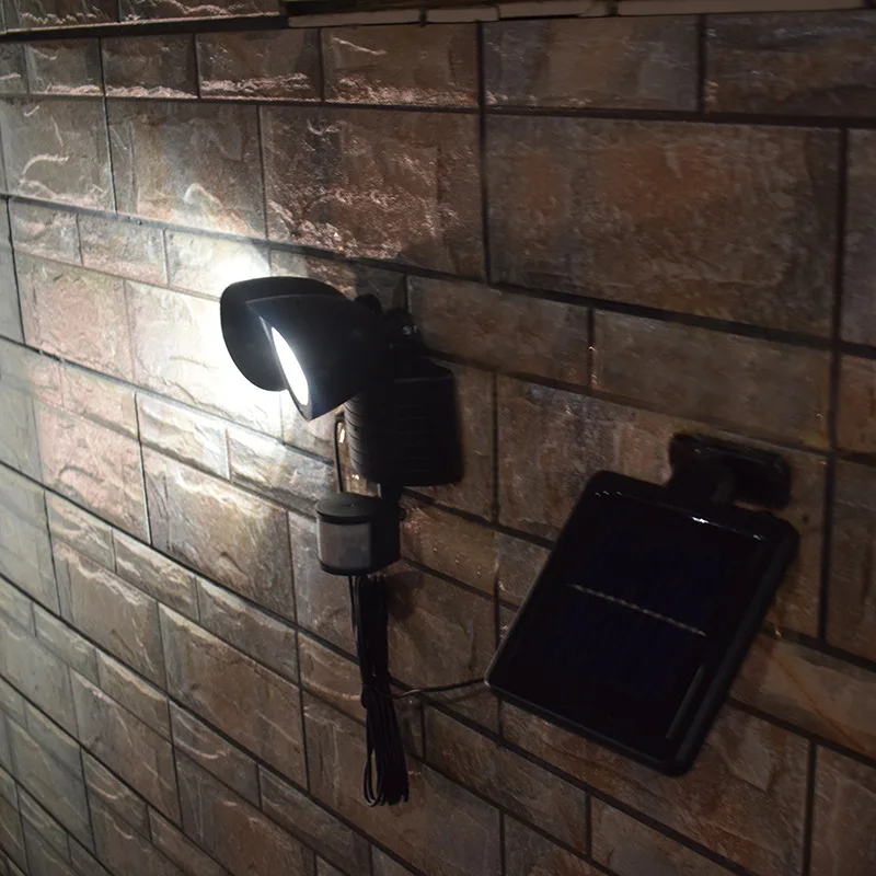 Solar double head wall lamp LED human body induction lamp outdoor waterproof garden landscape road solar light
Solar double head wall lamp LED human body induction lamp outdoor waterproof garden landscape road solar light