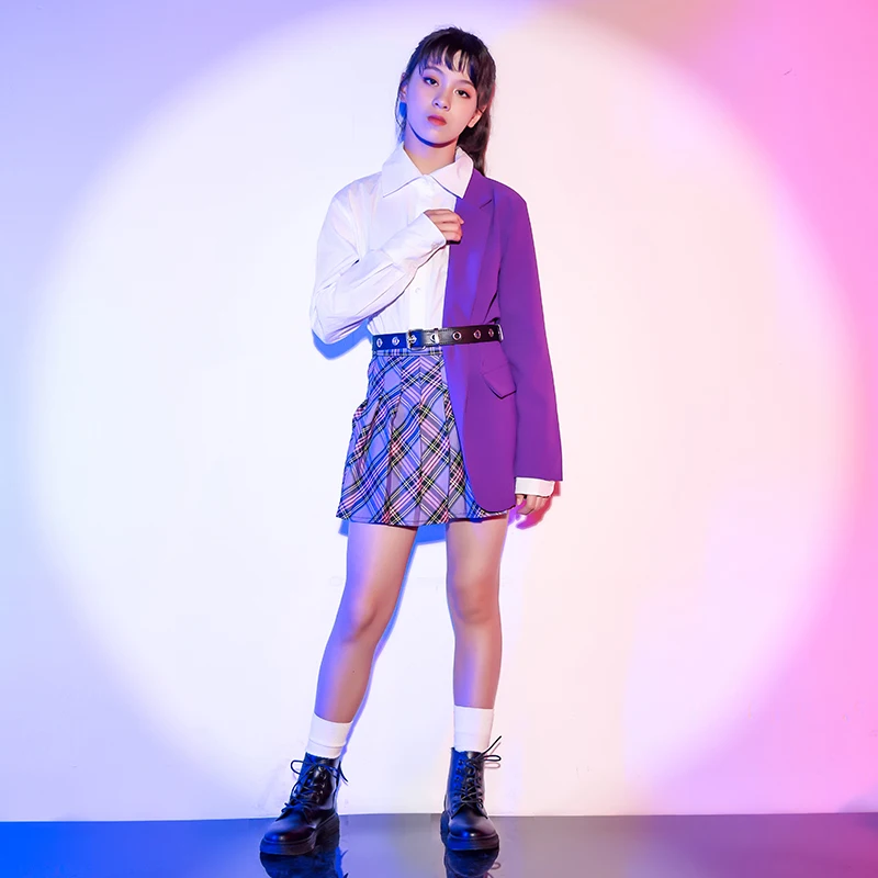 Girls' Jazz Dance Costumes Catwalk Performance Clothes Children'S Hip-Hop Modern Dance Clothes Jk Uniform Stage Costumes DN9115
Girls' Jazz Dance Costumes Catwalk Performance Clothes Children'S Hip-Hop Modern Dance Clothes Jk Uniform Stage Costumes DN9115