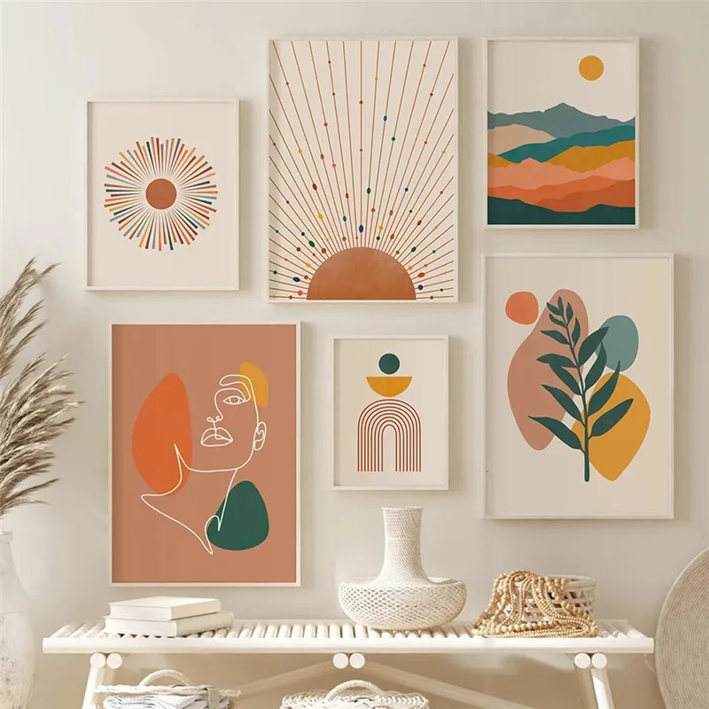 Modern Abstract Aesthetic Geometric Line Art Sunshine Posters Canvas Paintings Wall Prints Pictures for Bedroom Home Decoration
Modern Abstract Aesthetic Geometric Line Art Sunshine Posters Canvas Paintings Wall Prints Pictures for Bedroom Home Decoration