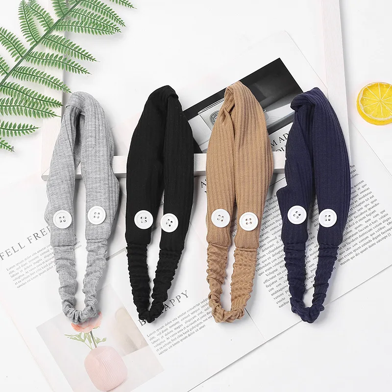 New Fashion For Women Twisted Hair Bands Non Slip Elastic Heardwear High Quality With Button Headbands Beauty Functional Bandeau
New Fashion For Women Twisted Hair Bands Non Slip Elastic Heardwear High Quality With Button Headbands Beauty Functional Bandeau